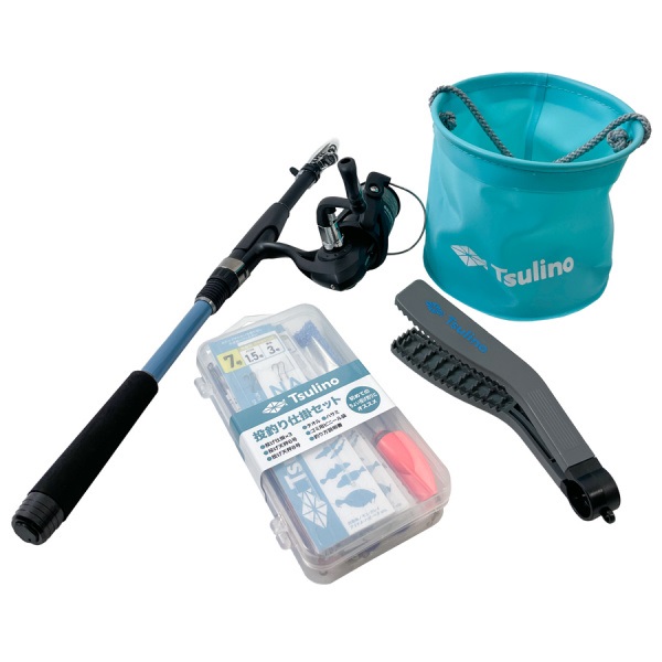 BEGINS COMPLETE SET 【竿・リール・仕掛け・バケツ・バックなどのセット/釣り入門セット】